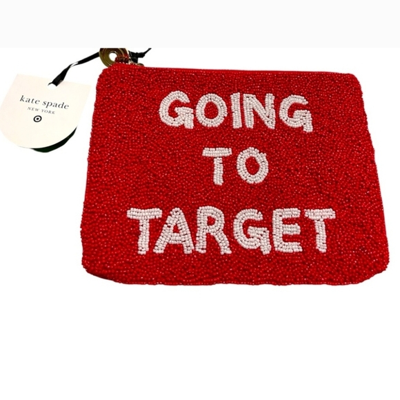 kate spade x Target "Going To Target" Beaded Clutch NWT - Picture 2 of 7